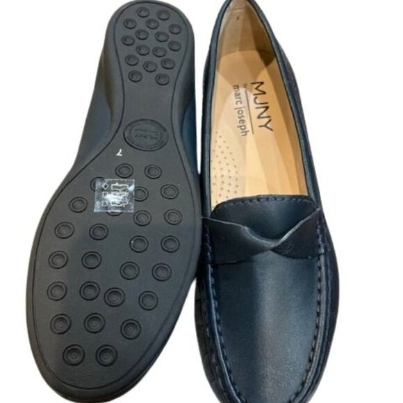 Marc Joseph New York “Beverly Road” Flats in Navy Napa – Size 7 NWOT - Picture 3 of 10